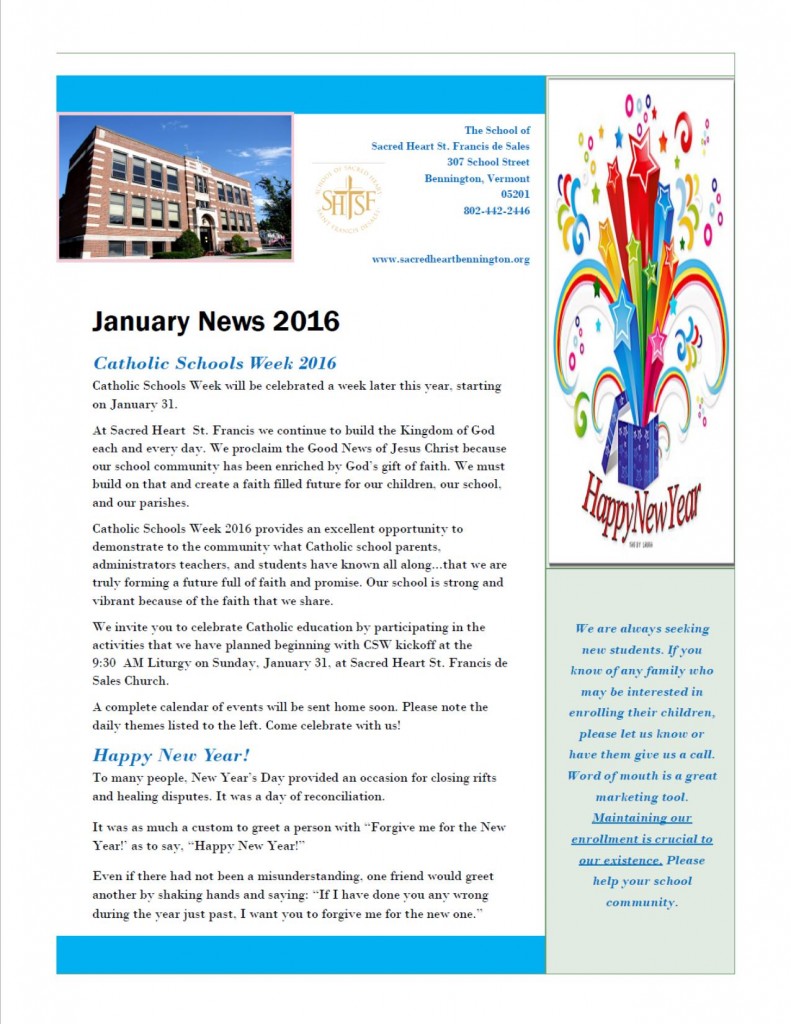 January Newsletter Photo